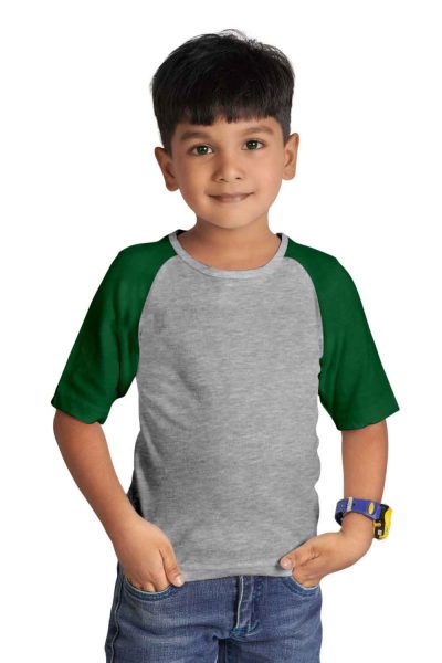 Kids Raglan - Ash