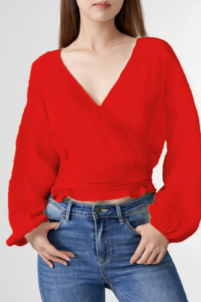 Tie Drop Top - Red