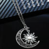 Sun moon necklace