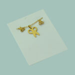 Irregular necklace and earring set