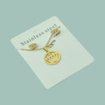 Irregular necklace and earring set