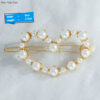 Pearl hair clips