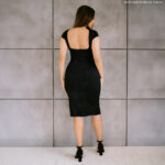 Back Open Bodycon - Kuromi