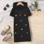 Capucha Dress - Mini Green Butterfly