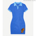 Contrast Trim Collar Dress - Scrappy Doo