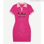 Contrast Trim Collar Dress - Be Real