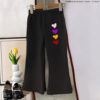 Waffle Pullover pant - Tween Girl Heart