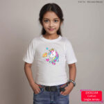 Kids Tee - Kids Love Unicorn
