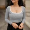 Scoop Neck Crop