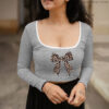 Scoop Neck Crop - Koti Bow
