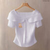 Rib Blouse - Bear