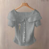 Rib Blouse - Hobby
