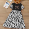 Ruffle Hem Dress - Koti Bow