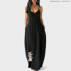 Long V Neck Cami - Poosi Pataw la
