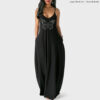 Long V Neck Cami - Stone Butterfly