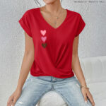 Sweetheart Tee - Watercolor 3 Heart
