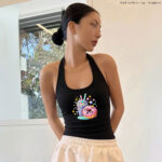 Backless Halter Top - Doughnut