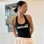 Backless Halter Top - Barcelona