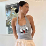 Backless Halter Top - London