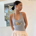 Backless Halter Top - Paris