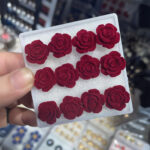 Rose earrings